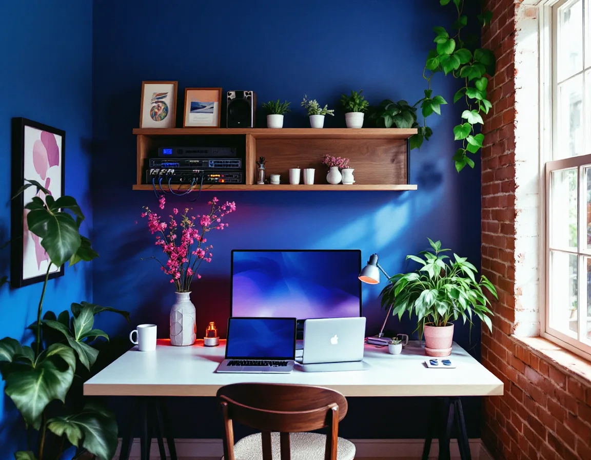 Inside Zephyr Anchor's Mansfield workspace — tidy desks, labeled cabling and a coffee mug
